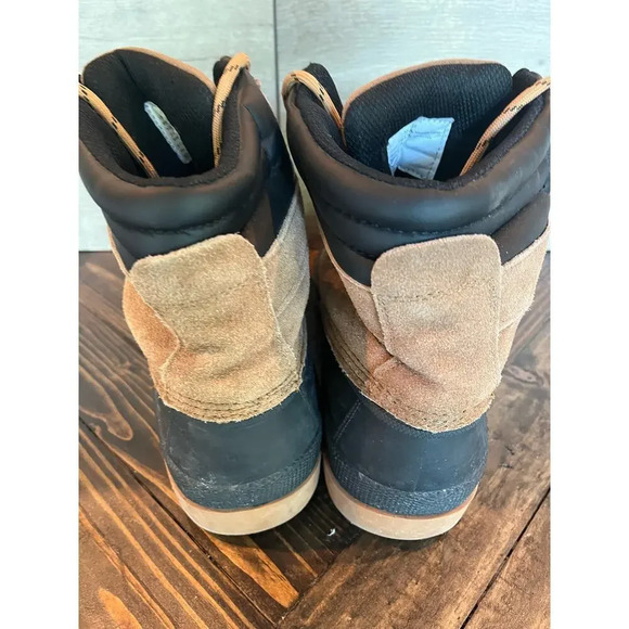 Goodfellow Thermalife Rain Duck Boots Men’s 10 Black Brown Neutral Winter Fall - Picture 8 of 15